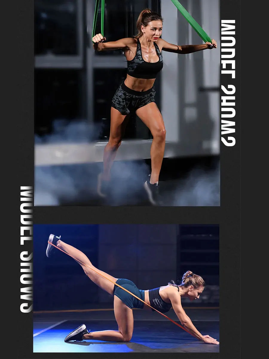 Bandes de résistance, bandes d'assistance de traction, bandes d'exercice pour hommes et femmes, Fitness à domicile, étirement du corps, entraînement de force