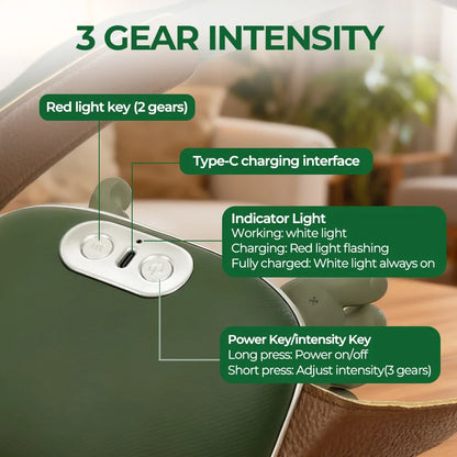 Masseur bionique 4D pour les doigts, le cou et les épaules, sans fil, Trapezius cervical, pétrissage, châle, moteur sans balais