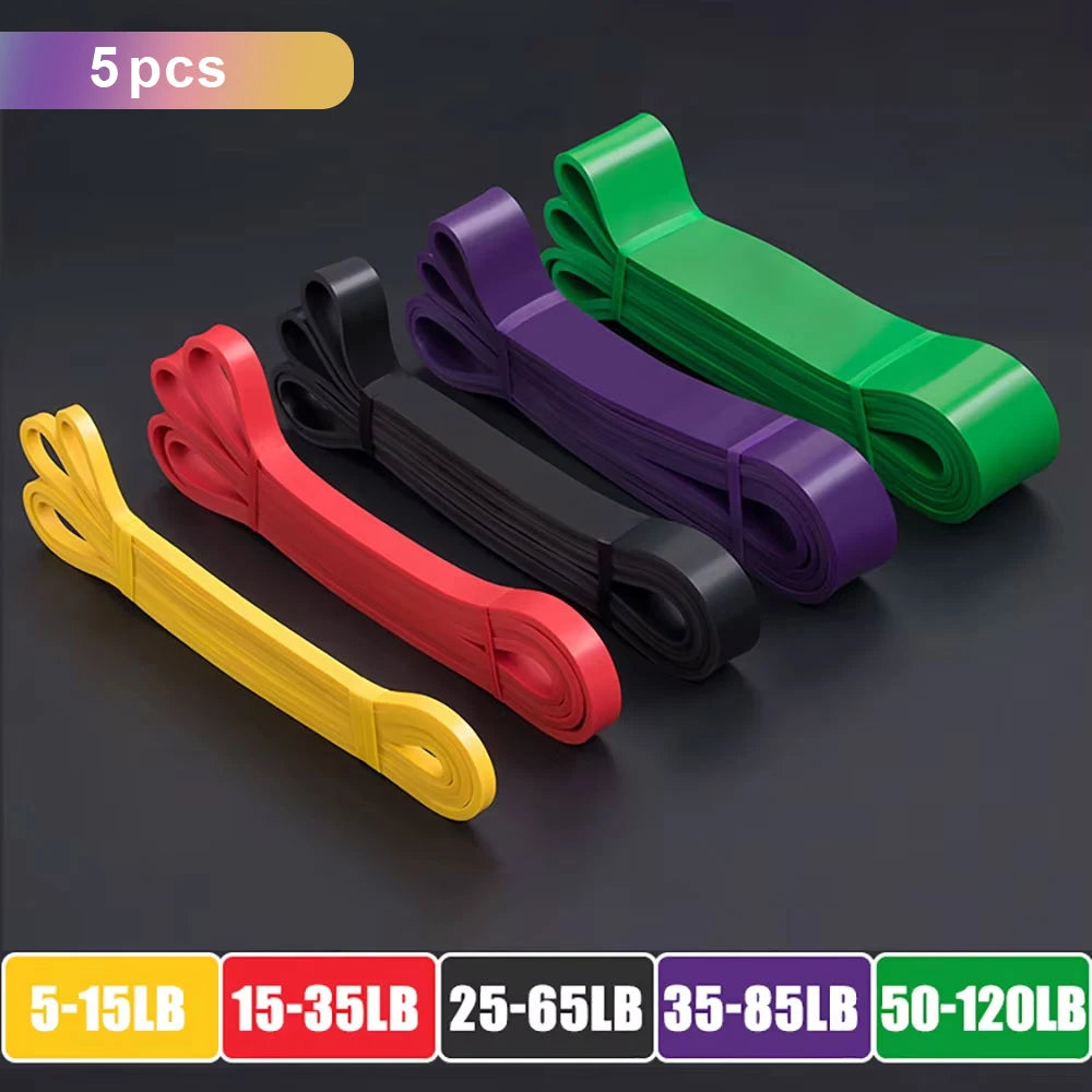 Bandes de résistance, bandes d'assistance de traction, bandes d'exercice pour hommes et femmes, Fitness à domicile, étirement du corps, entraînement de force