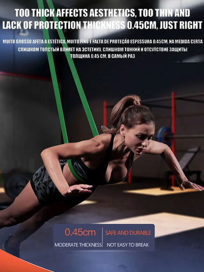 Bandes de résistance, bandes d'assistance de traction, bandes d'exercice pour hommes et femmes, Fitness à domicile, étirement du corps, entraînement de force